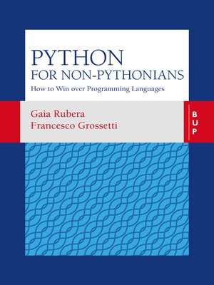 cover image of Python for non-Pythonians